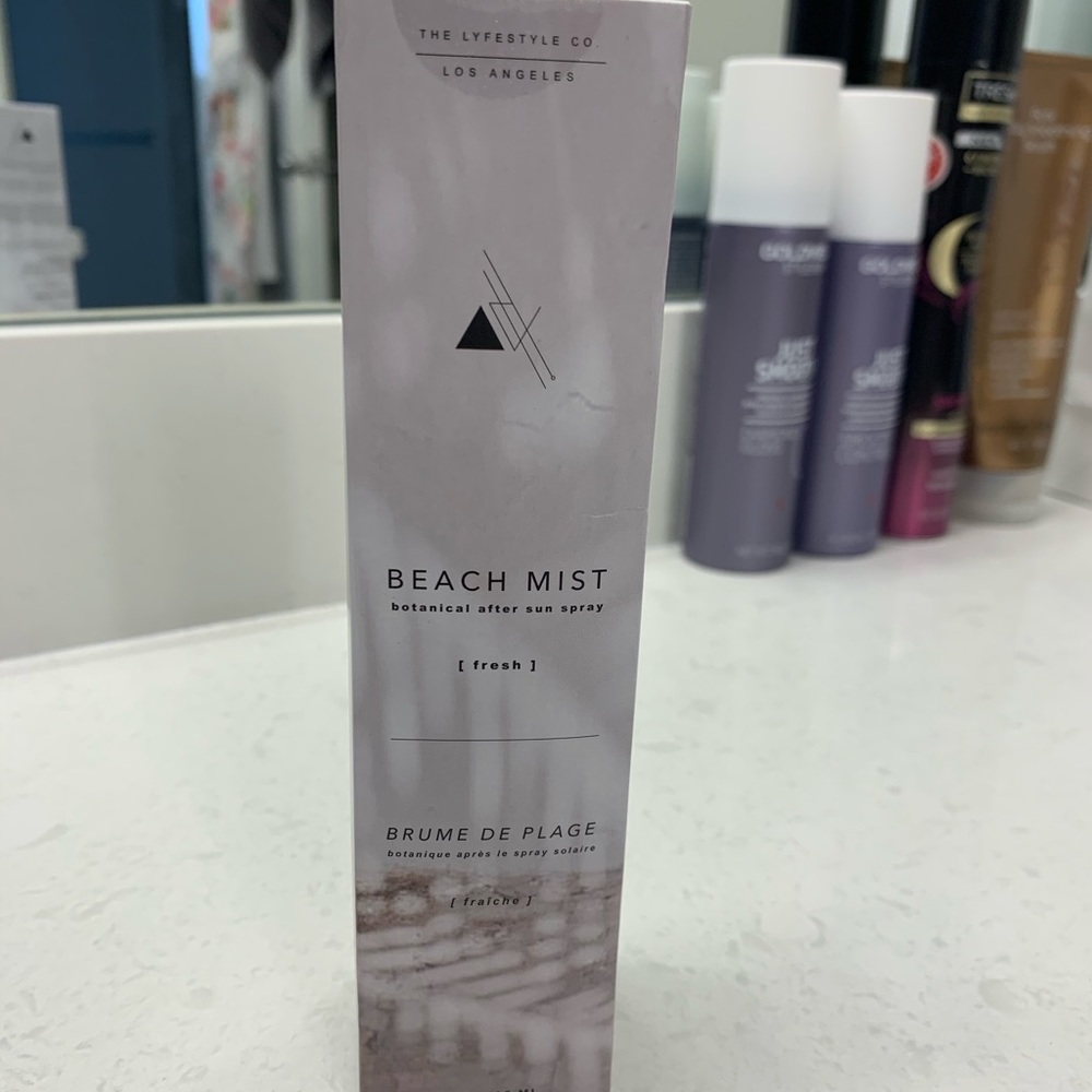 Beach mist after sun spray